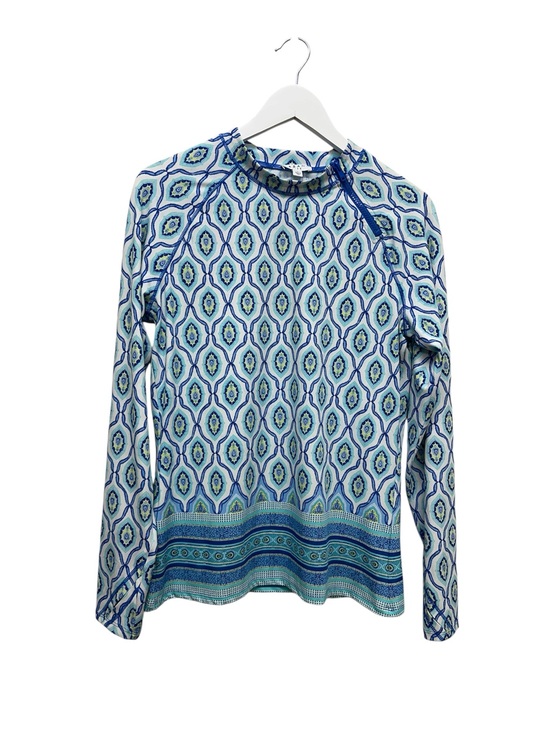 Cabana Life Tops - Cabana Life Rash Guard Shirt Womens Large UPF Swim Top Sun Protection